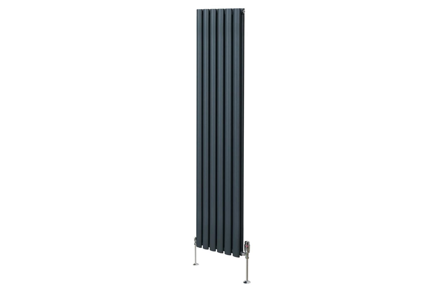 Monstershop 10759 - Oval Column Radiator & Valves - 1800mm X-2