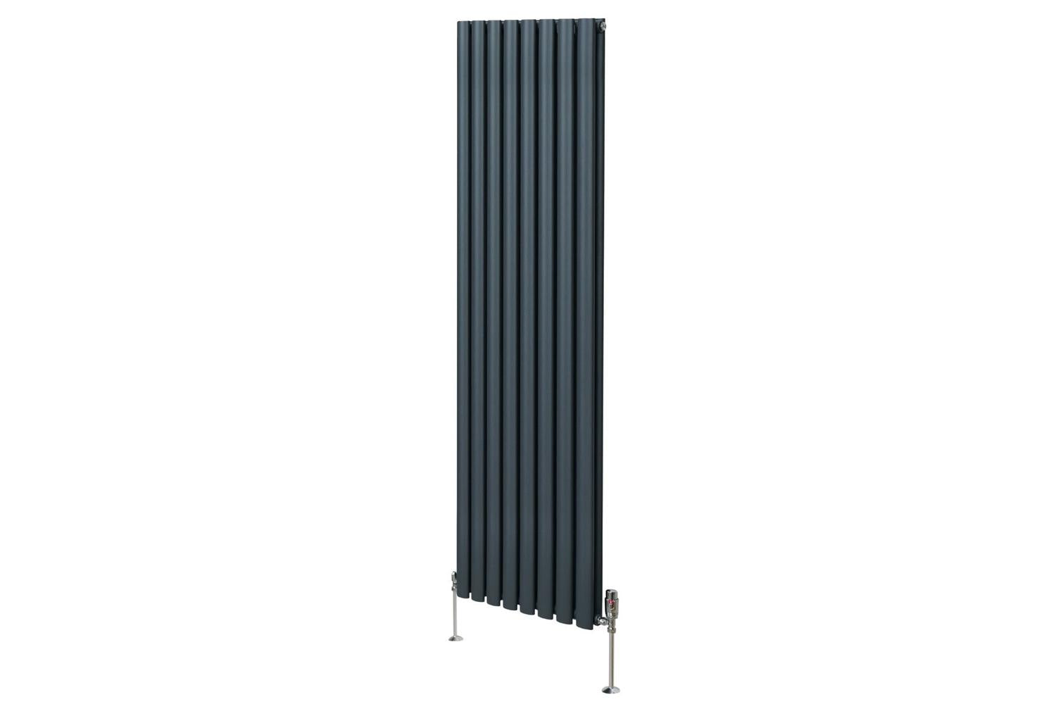 Monstershop 10762 - Oval Column Radiator & Valves - 1800mm X-2