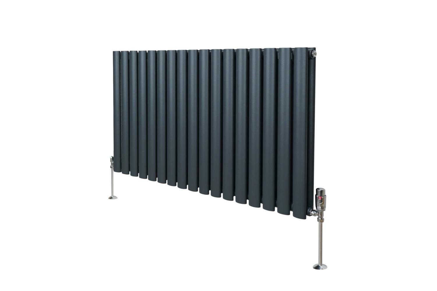 Monstershop 10735 - Oval Column Radiator & Valves - 600mm X-2