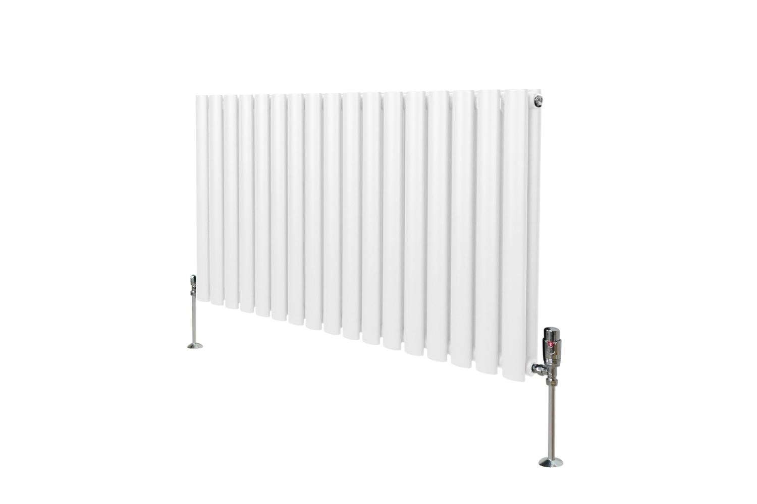 Monstershop 10736 - Oval Column Radiator & Valves - 600mm X-2
