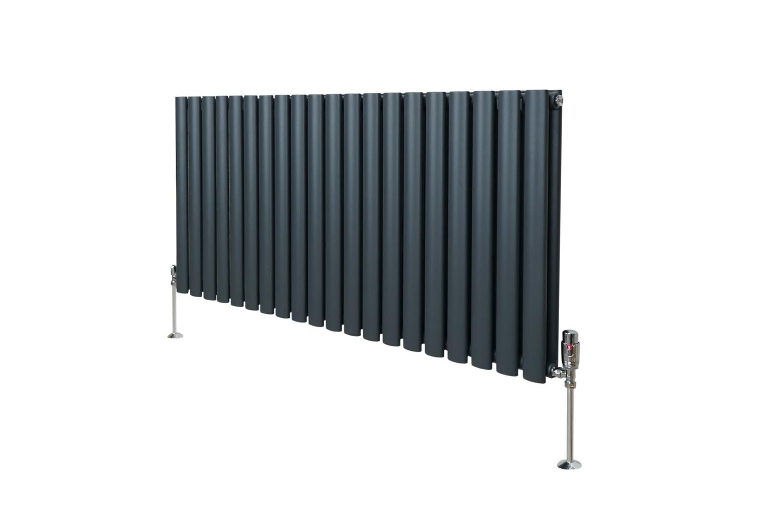 Monstershop 10738 - Oval Column Radiator & Valves - 600mm X-2