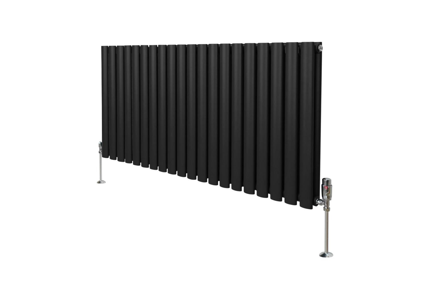 Monstershop 10740 - Oval Column Radiator & Valves - 600mm X-2