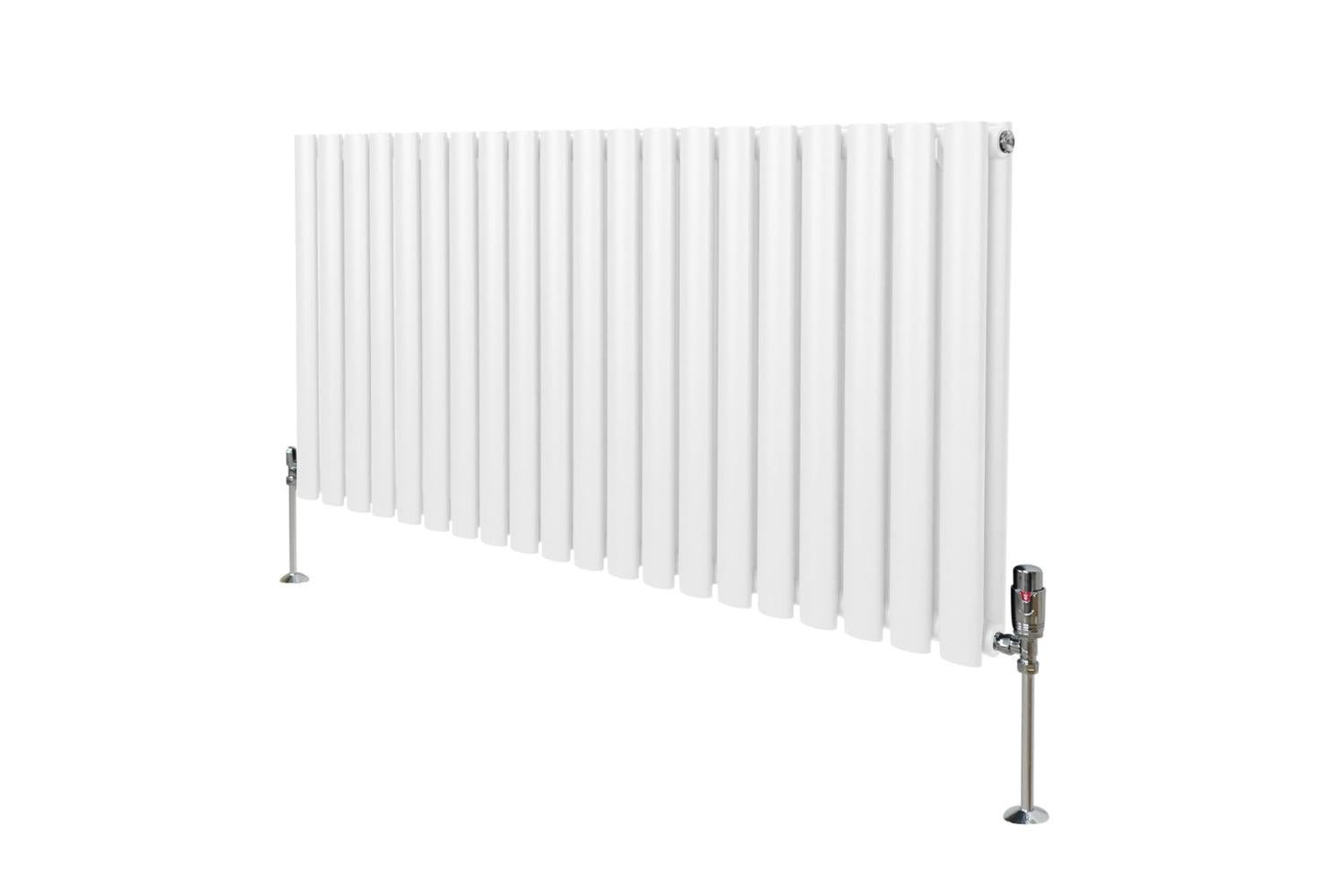Monstershop 10739 - Oval Column Radiator & Valves - 600mm X-2