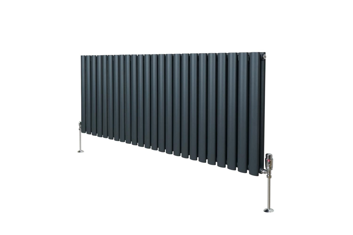 Monstershop 10741 - Oval Column Radiator & Valves - 600mm X-2