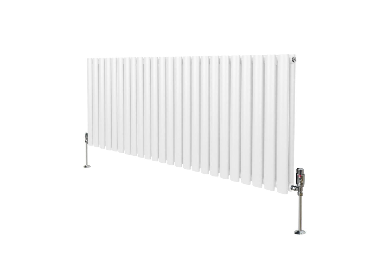 Monstershop 10742 - Oval Column Radiator & Valves - 600mm X-2