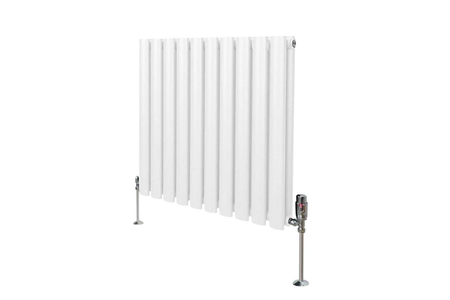 Monstershop 10730 - Oval Column Radiator & Valves - 600mm X-2