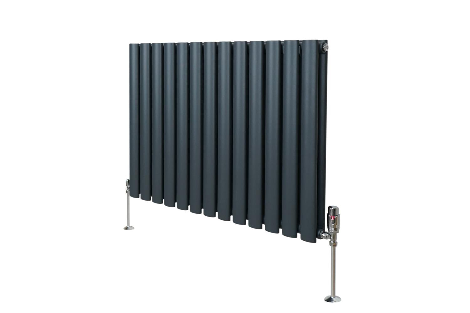 Monstershop 10732 - Oval Column Radiator & Valves - 600mm X-2