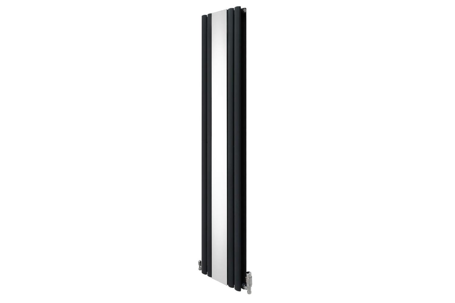 Monstershop 10723 - Oval Mirror Radiator & Valves - 1800mm X-2
