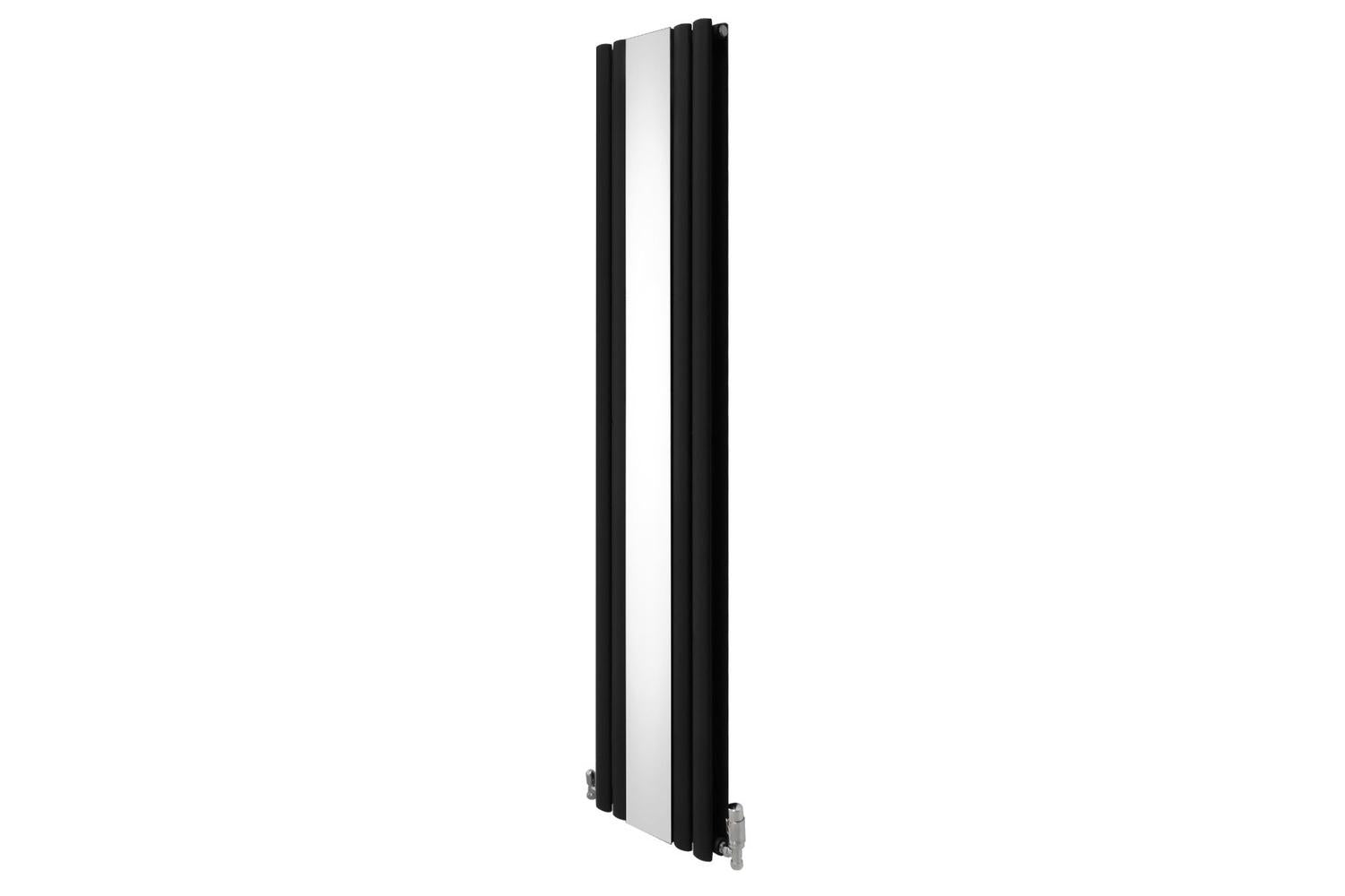Monstershop 10725 - Oval Mirror Radiator & Valves - 1800mm X-2