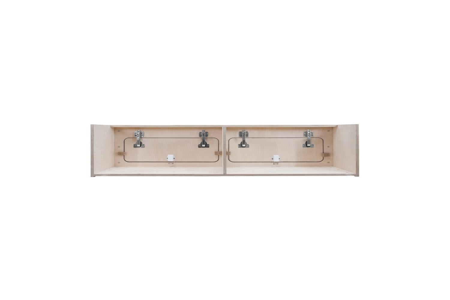 Monstershop 211137 - Overhead Camper Cabinet With Black Trim-2