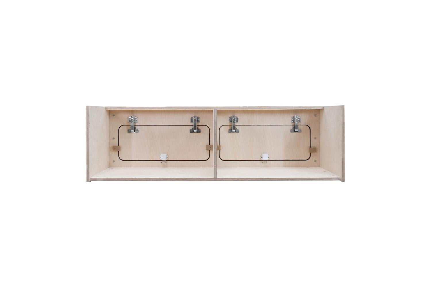 Monstershop 211136 - Overhead Camper Cabinet With Black Trim-2