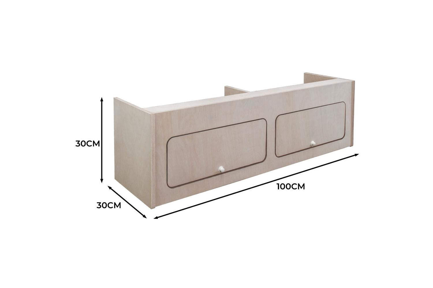 Monstershop 211129 - Overhead Camper Cabinet  100cm X 30c-5