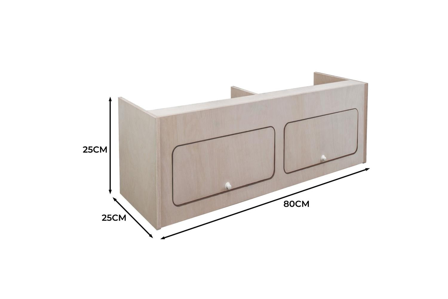 Monstershop 211135 - Overhead Camper Cabinet  80cm X 25cm-5