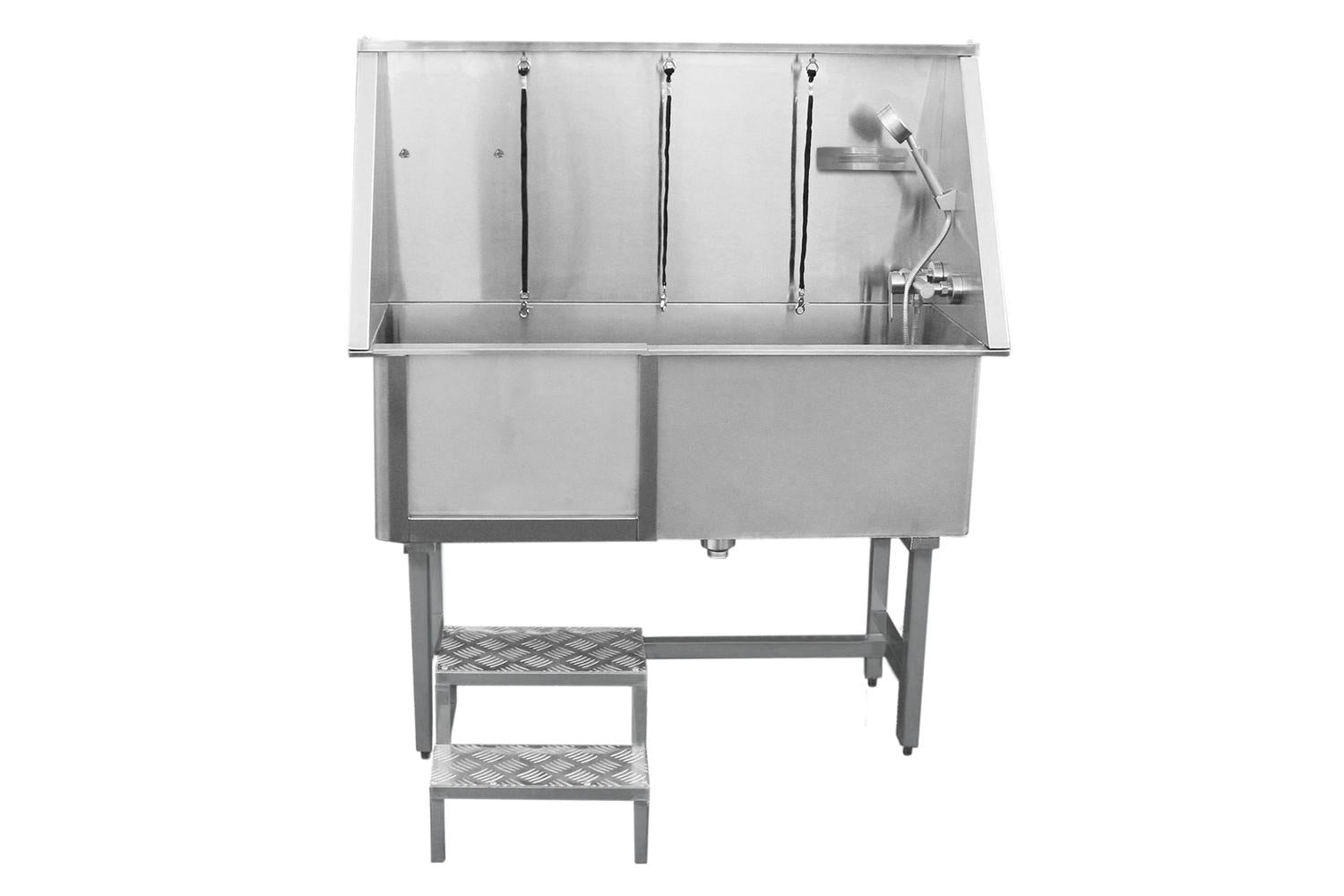 Monstershop 26255 - Pet Dog Bath Steel Tub Washing Station 4