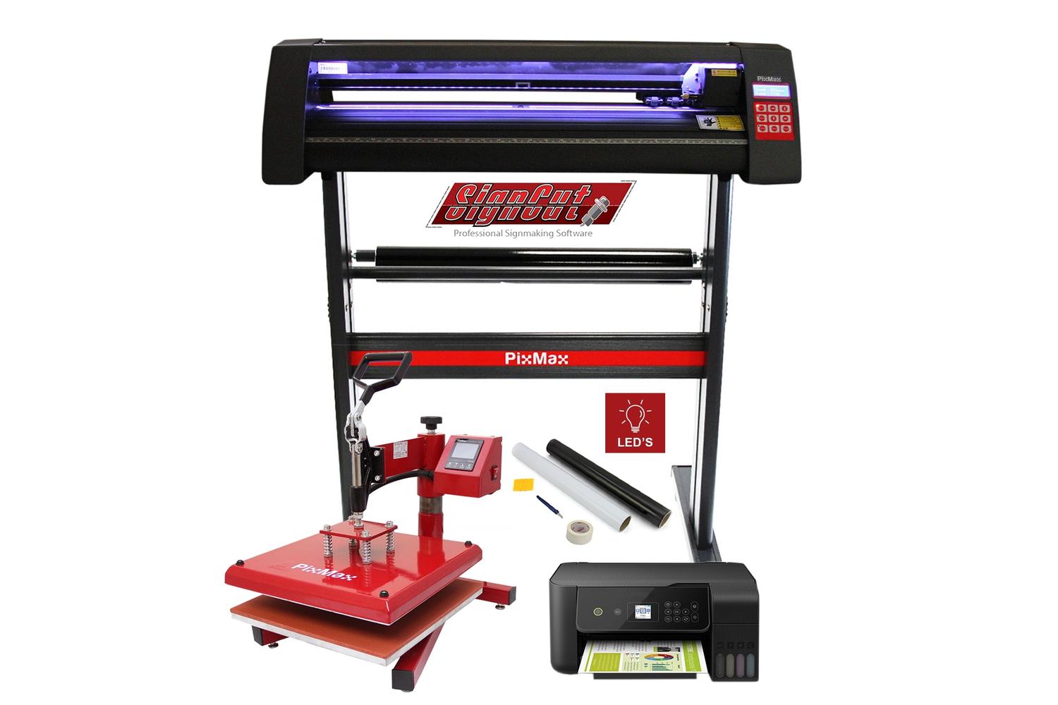 Monstershop 27190 - Pixmax 38cm Heat Press Vinyl Cutter With-2