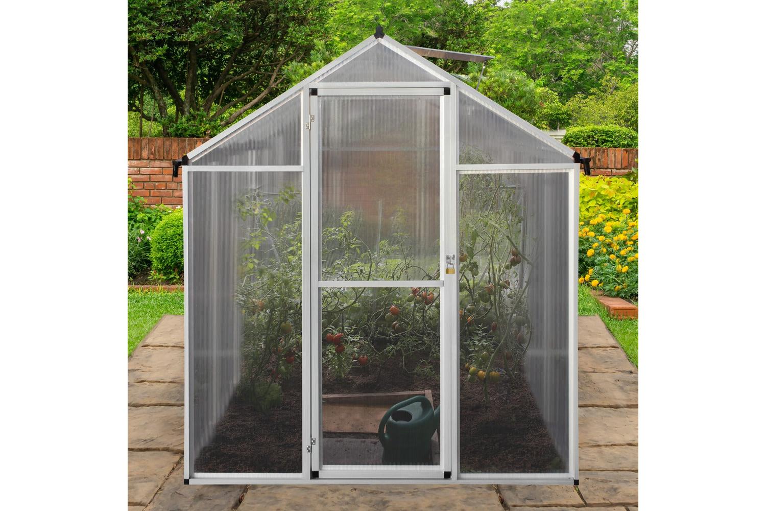 Monstershop 210621 - Polycarbonate Greenhouse 6ft X 10ft-8