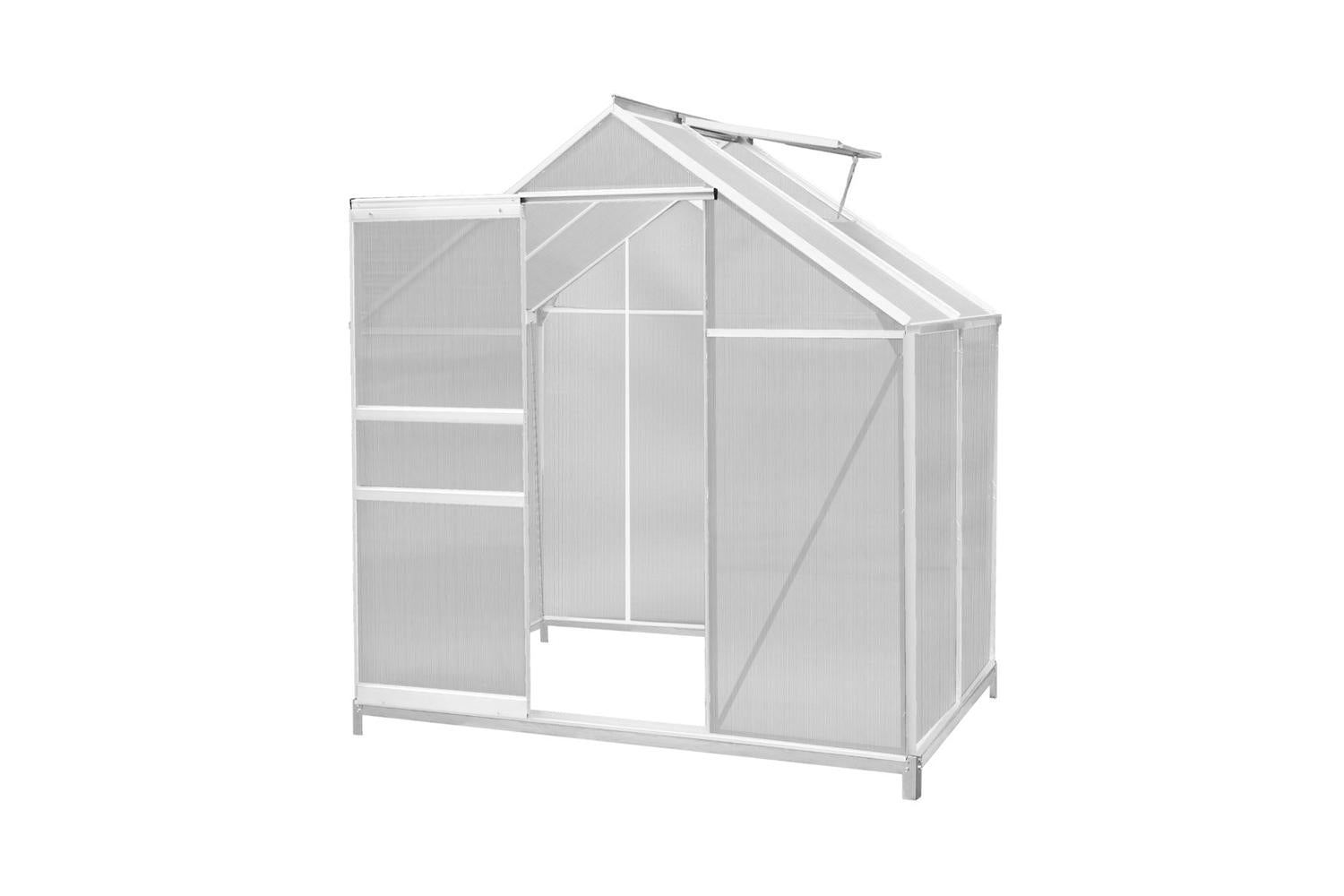 Monstershop 213467 - Polycarbonate Greenhouse 6ft X 4ft With