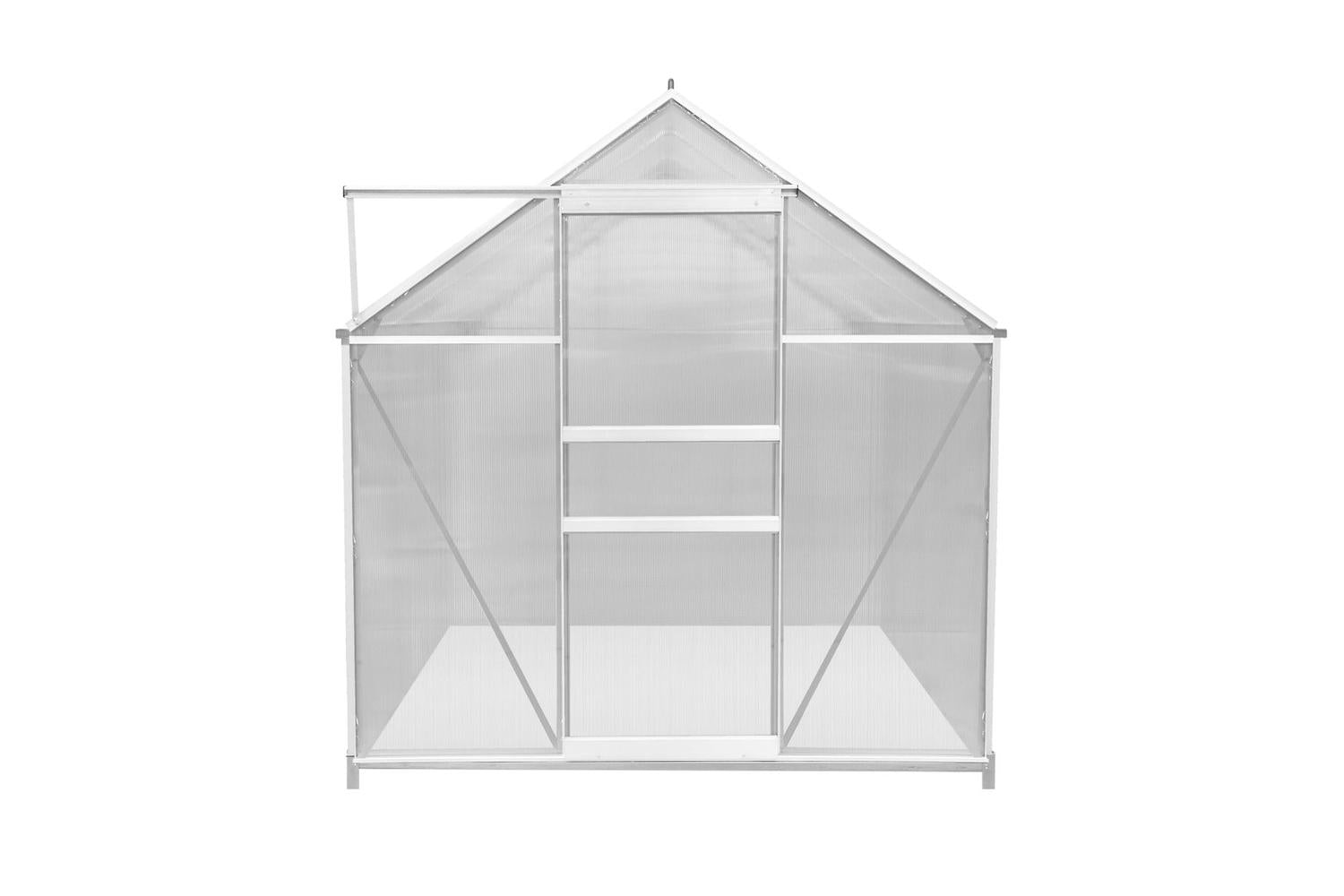 Monstershop 213467 - Polycarbonate Greenhouse 6ft X 4ft With-3