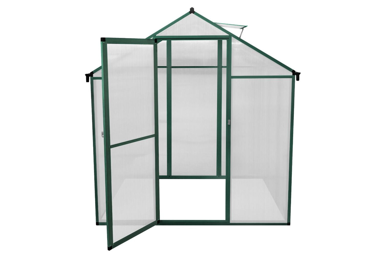 Monstershop 210607 - Polycarbonate Greenhouse 6ft X 4ft-6