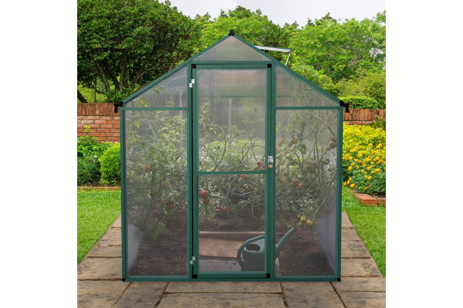 Monstershop 210607 - Polycarbonate Greenhouse 6ft X 4ft-8