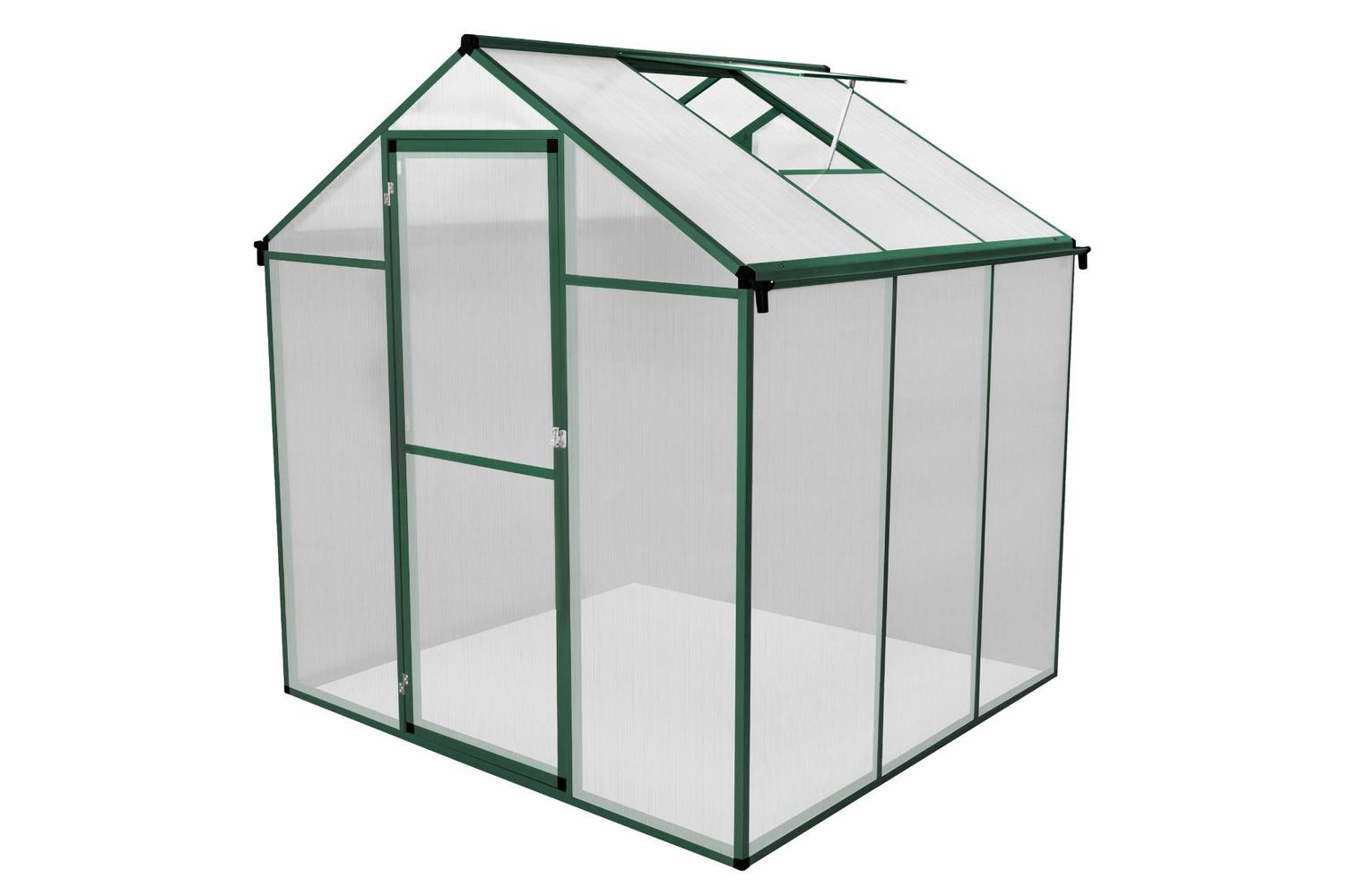 Monstershop 210609 - Polycarbonate Greenhouse 6ft X 6ft