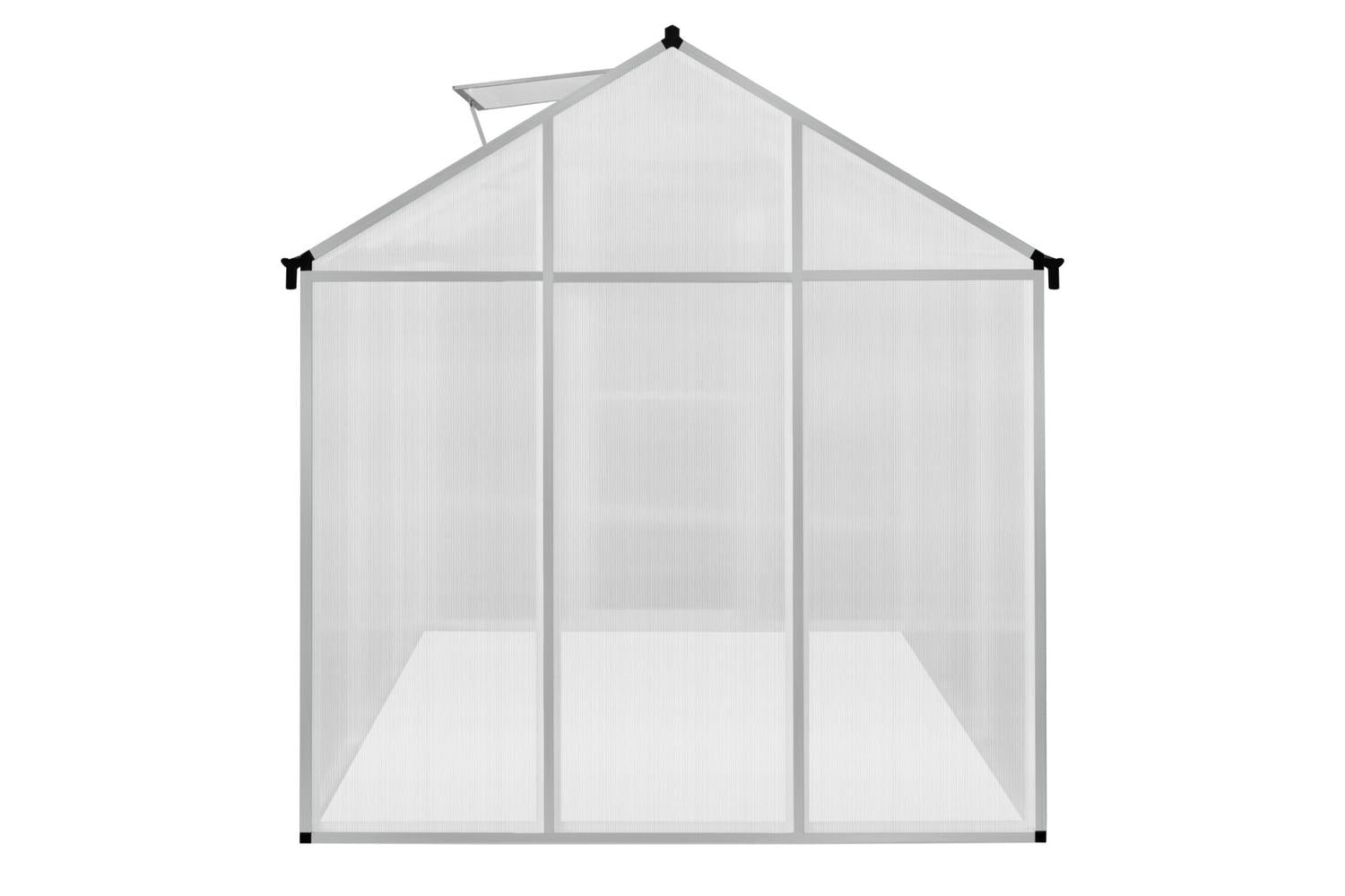 Monstershop 210619 - Polycarbonate Greenhouse 6ft X 6ft S-5