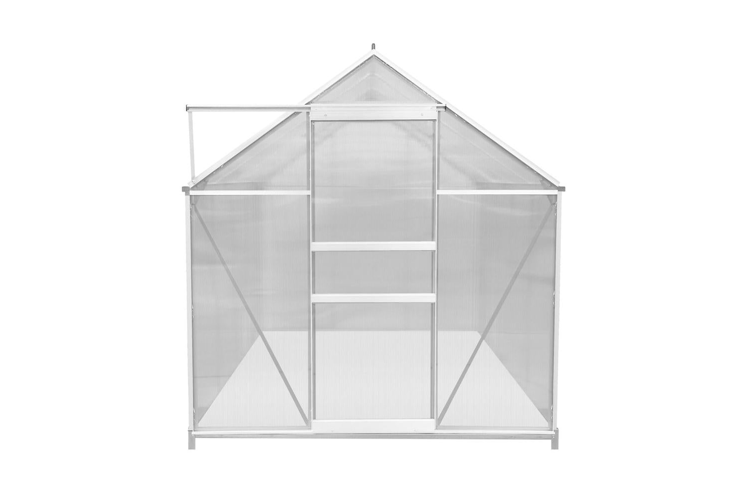 Monstershop 213471 - Polycarbonate Greenhouse 6ft X 8ft With-3