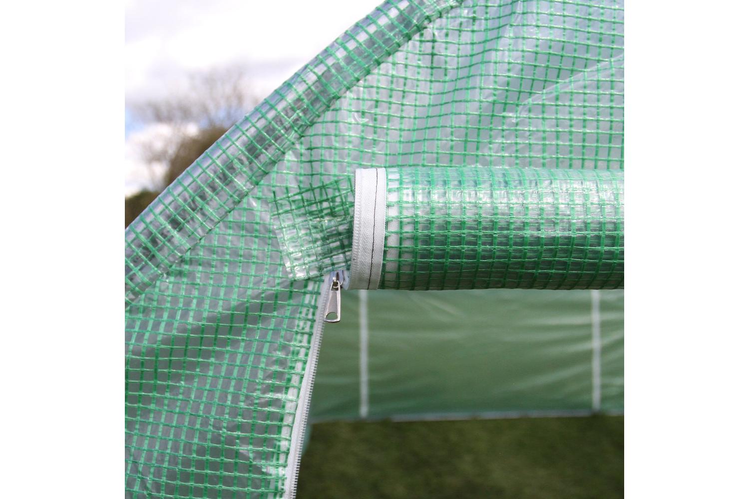 Monstershop 27952 - Polytunnel 25mm 3m X 2m With Racking-7
