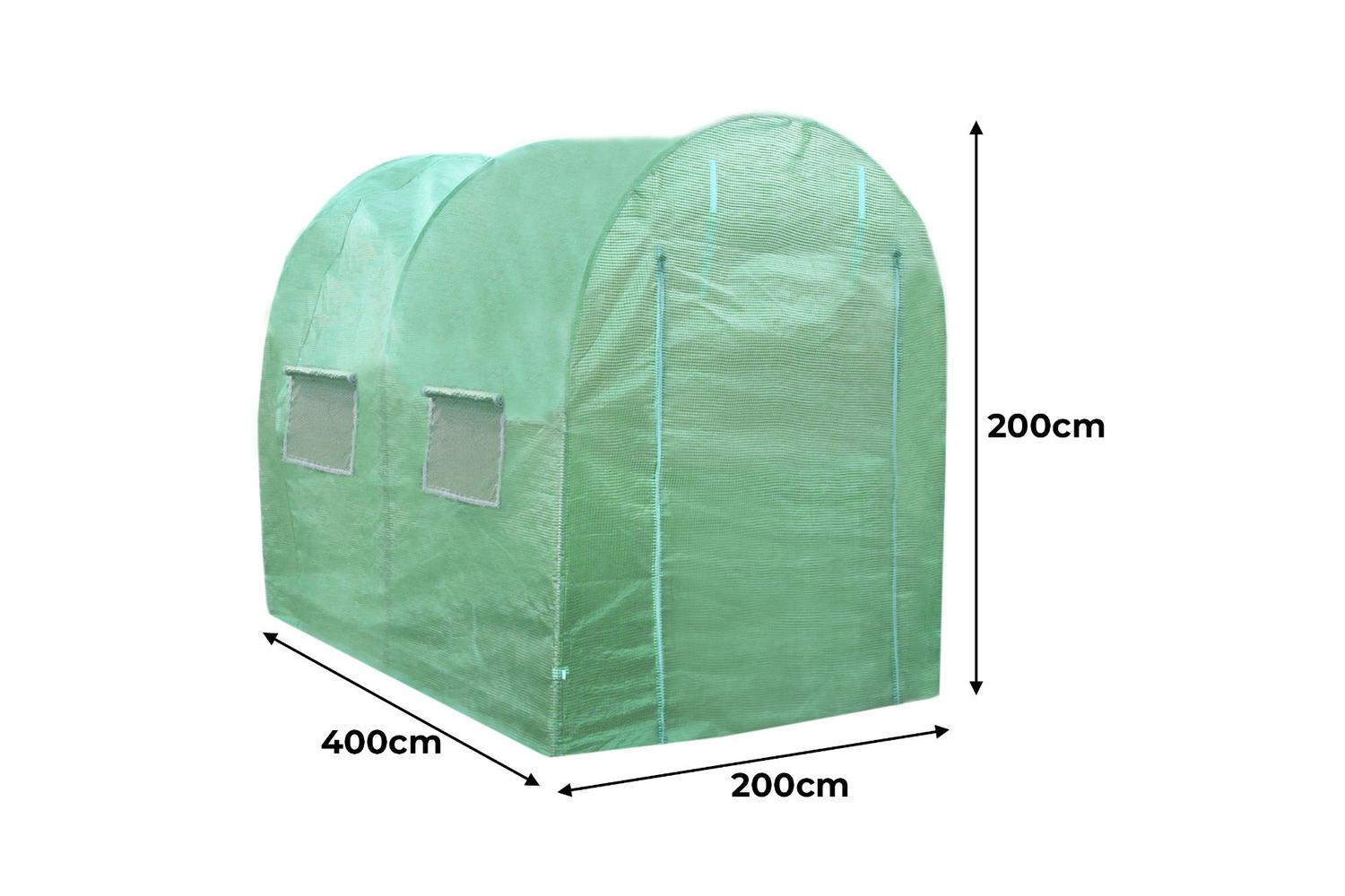 Monstershop 27953 - Polytunnel 25mm 4m X 2m With Racking-5