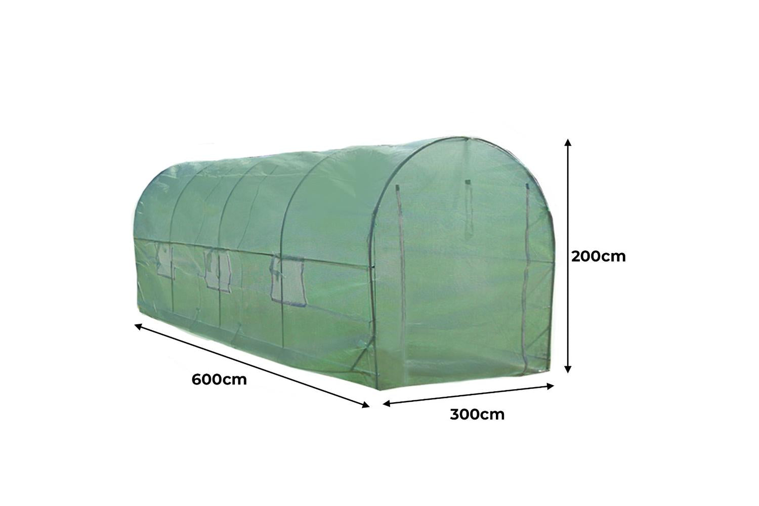 Monstershop 27954 - Polytunnel 25mm 6m X 3m With Racking-5