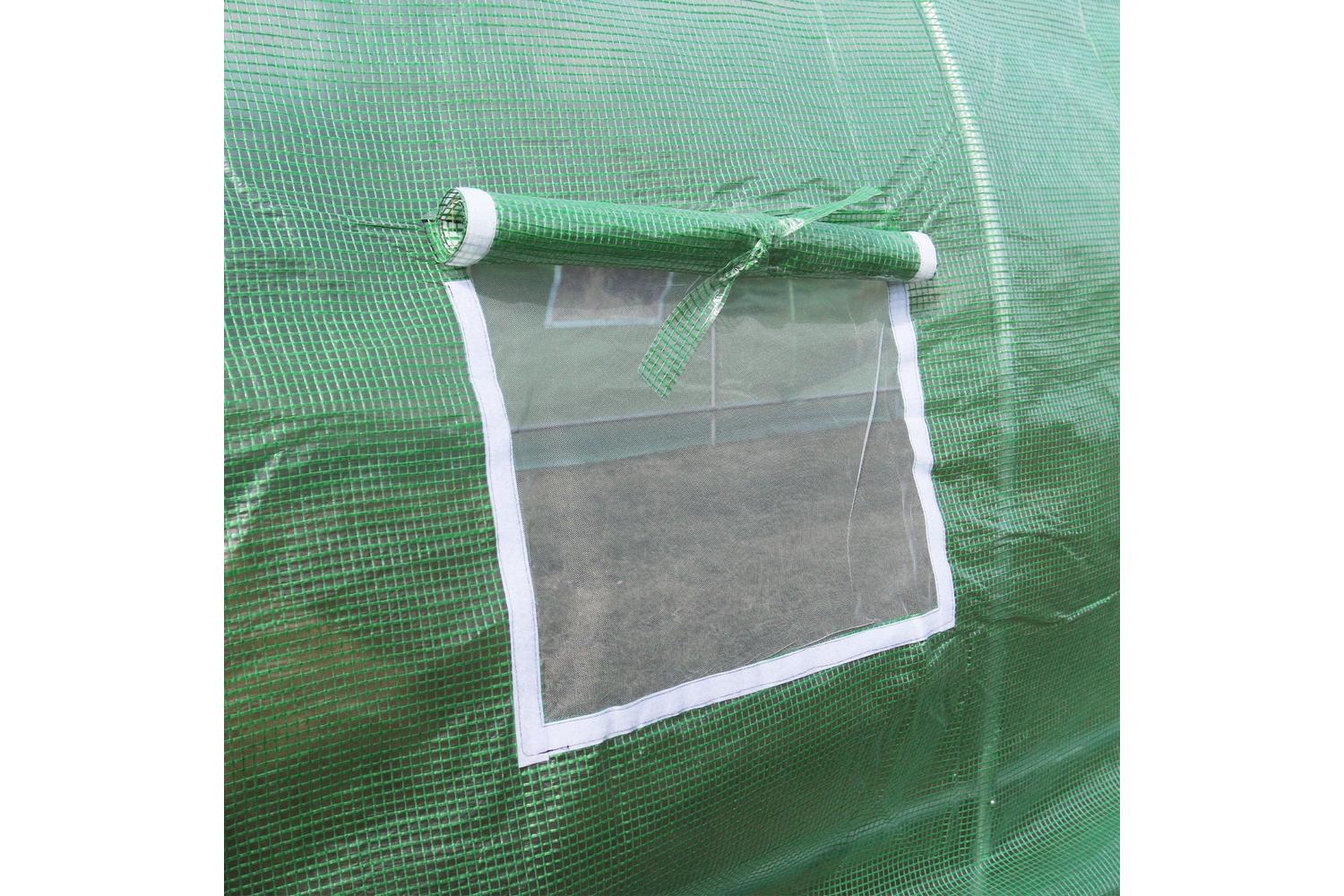 Monstershop 27954 - Polytunnel 25mm 6m X 3m With Racking-8