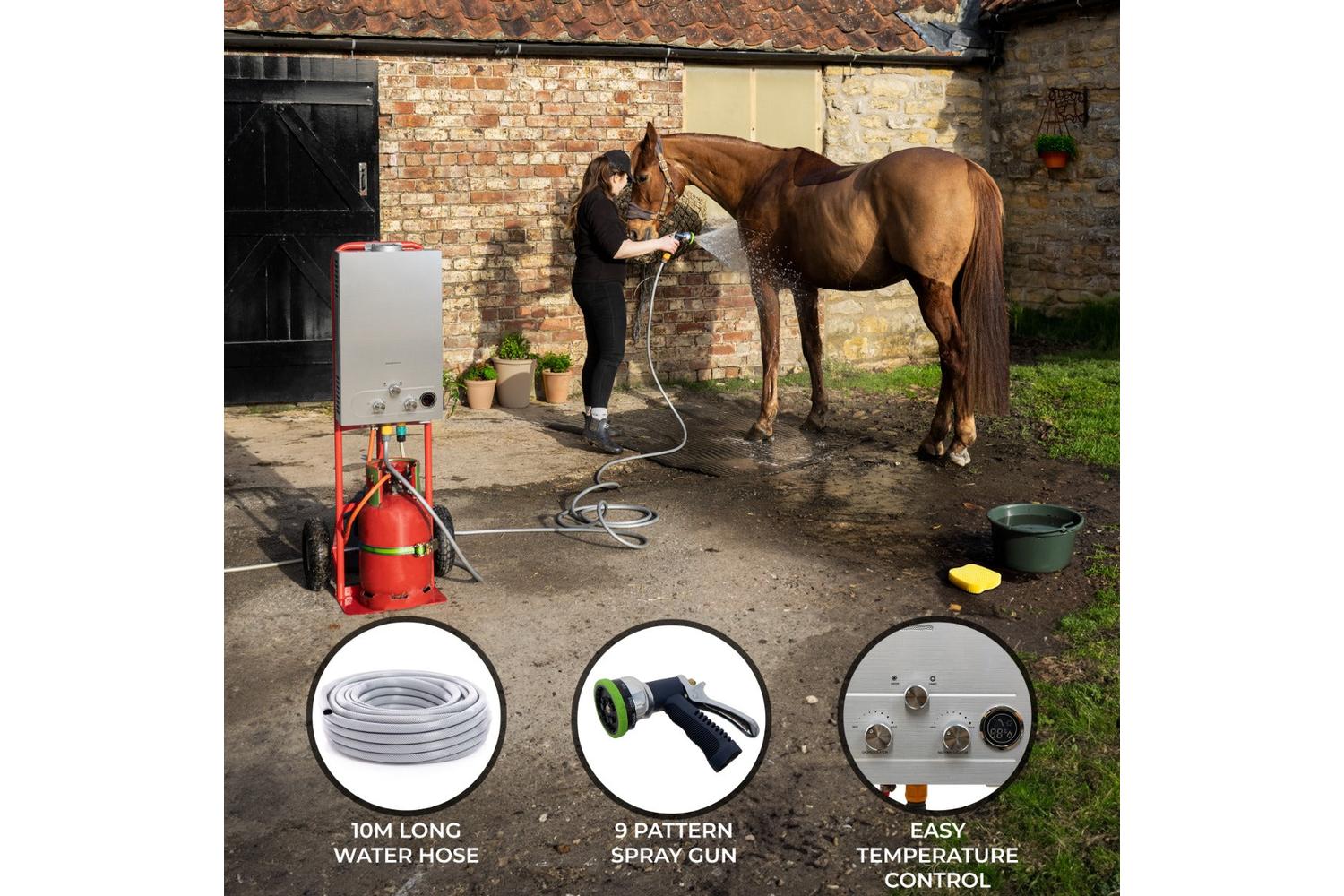 Monstershop 212157 - Portable Horse Shower 18l-2