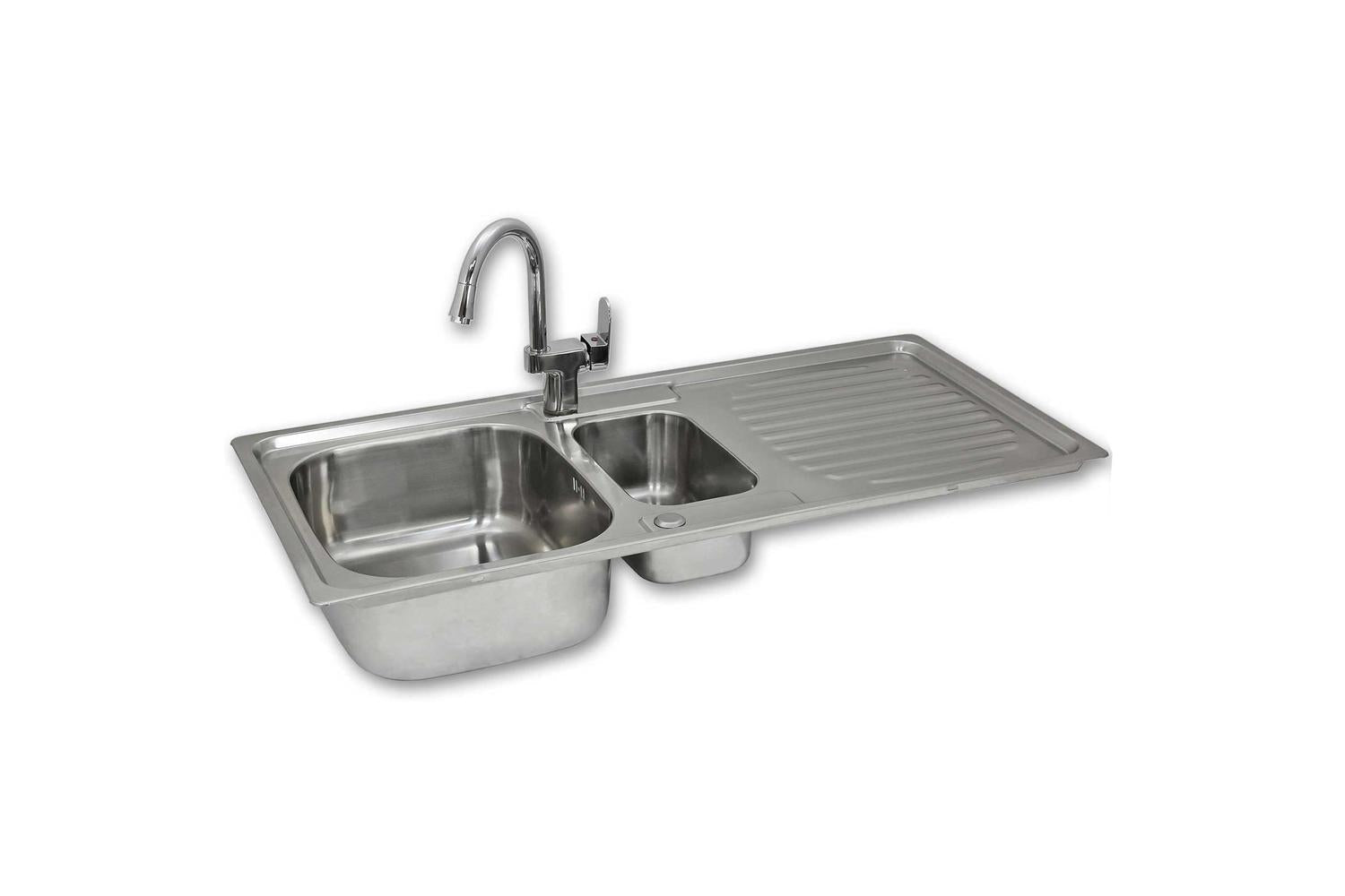 Monstershop 10451 - Premium Stainless Steel Kitchen Sink & C-2