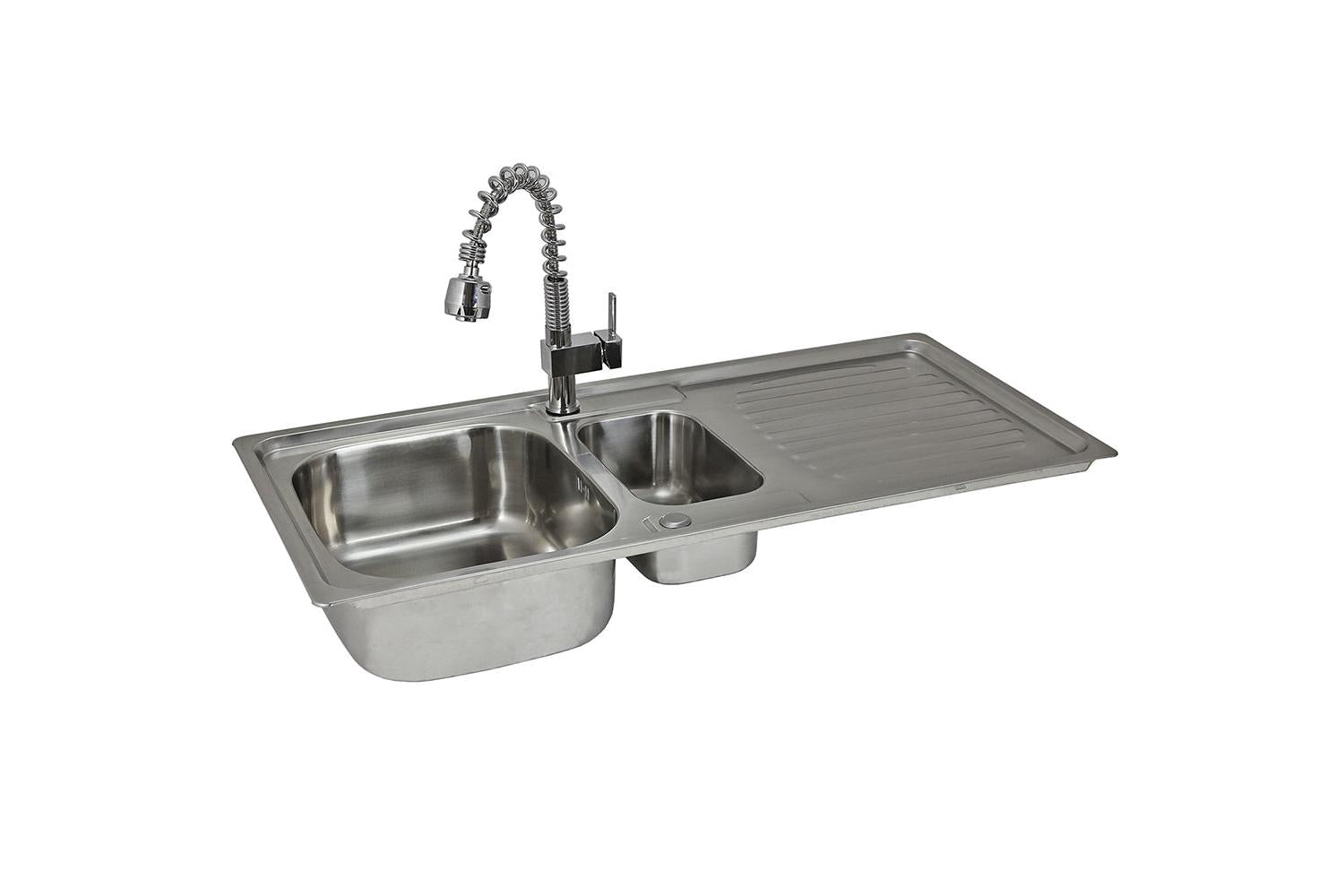Monstershop 10473 - Premium Stainless Steel Kitchen Sink & P-2