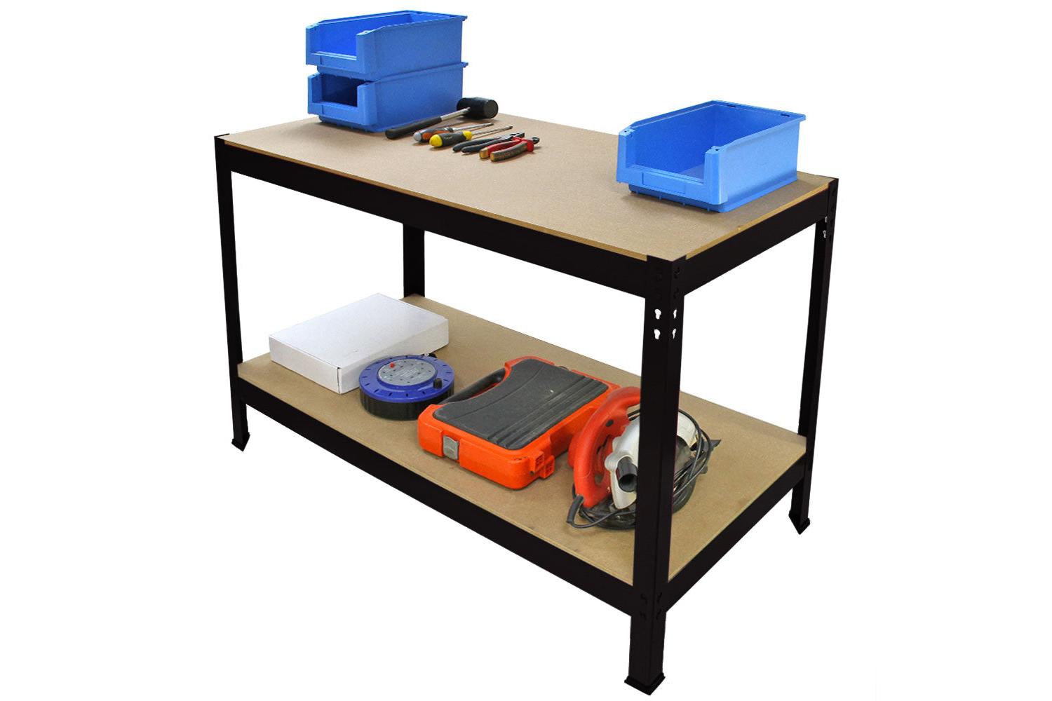 Monstershop 28778 - Q-rax Black Workbench 100cm-3