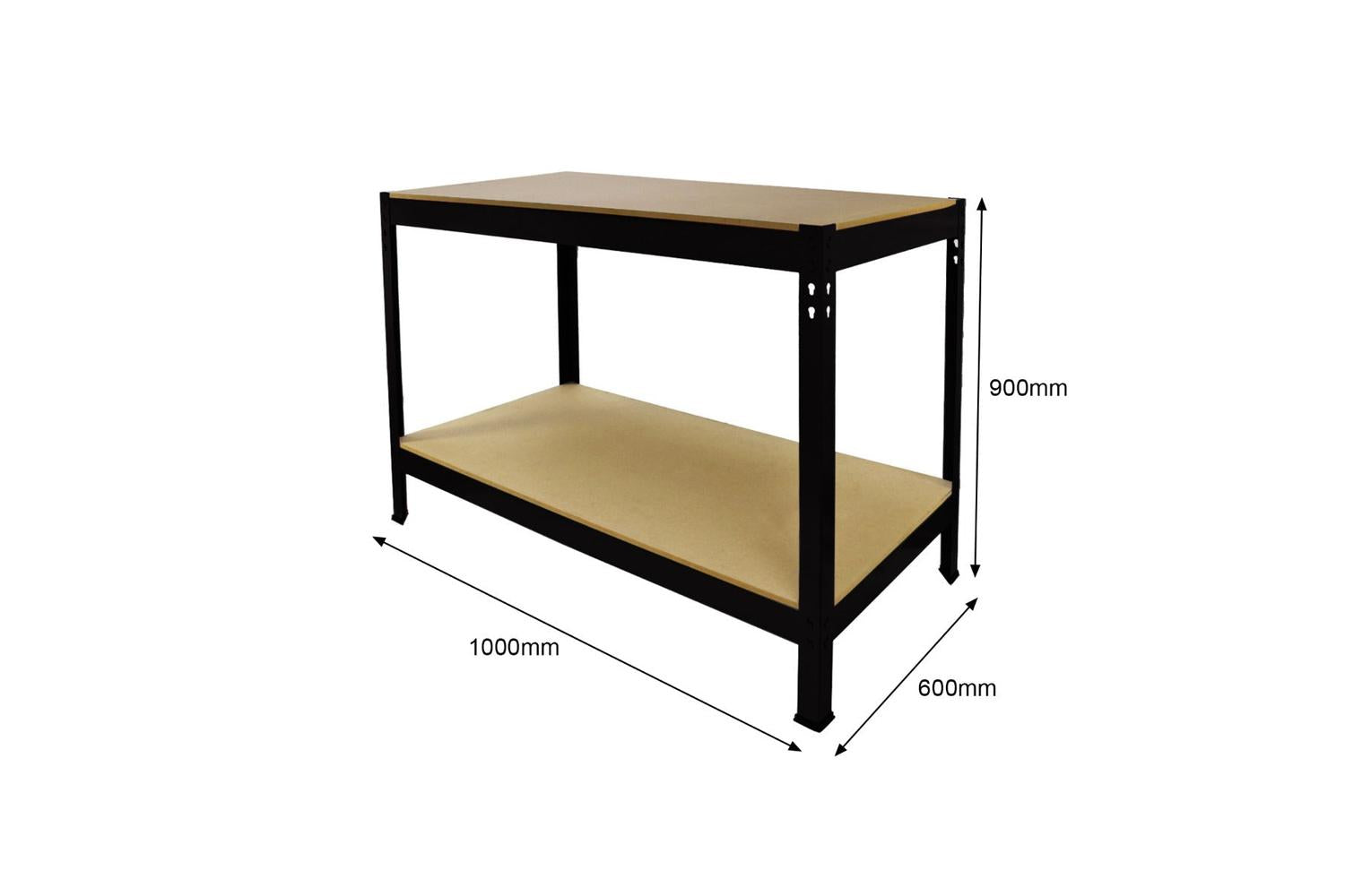 Monstershop 28778 - Q-rax Black Workbench 100cm-6