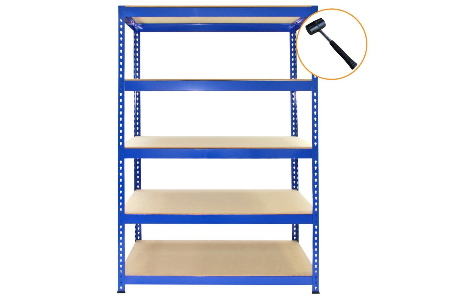 Monstershop 7002#7100 - Q-rax Blue Metal Racking Units 120 X-2