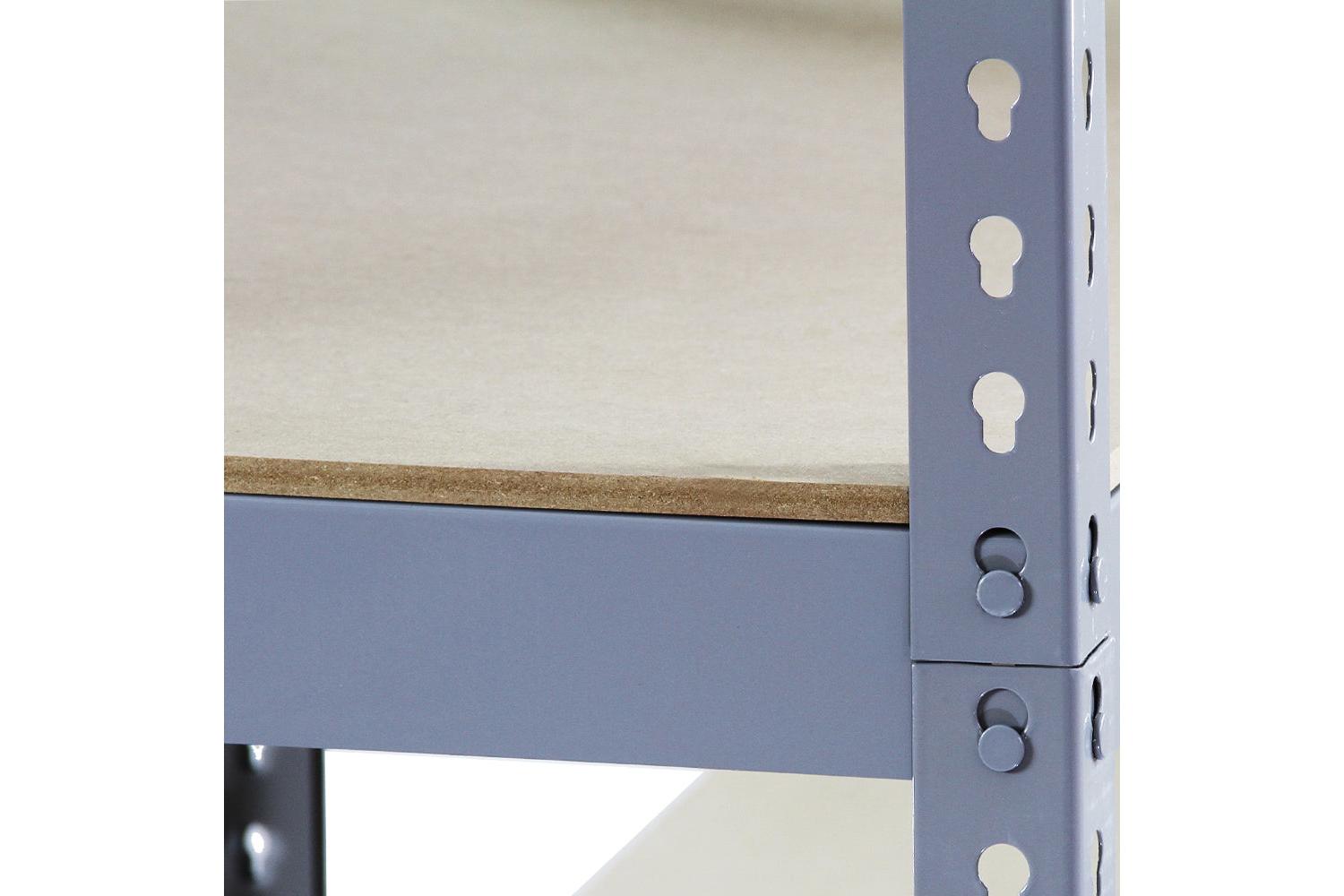 Monstershop 7000 - Q-rax Grey Shelving Units - 90cm X 180cm-3