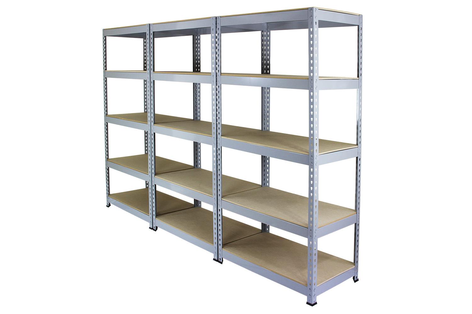 Monstershop 7000 - Q-rax Grey Shelving Units - 90cm X 180cm-8