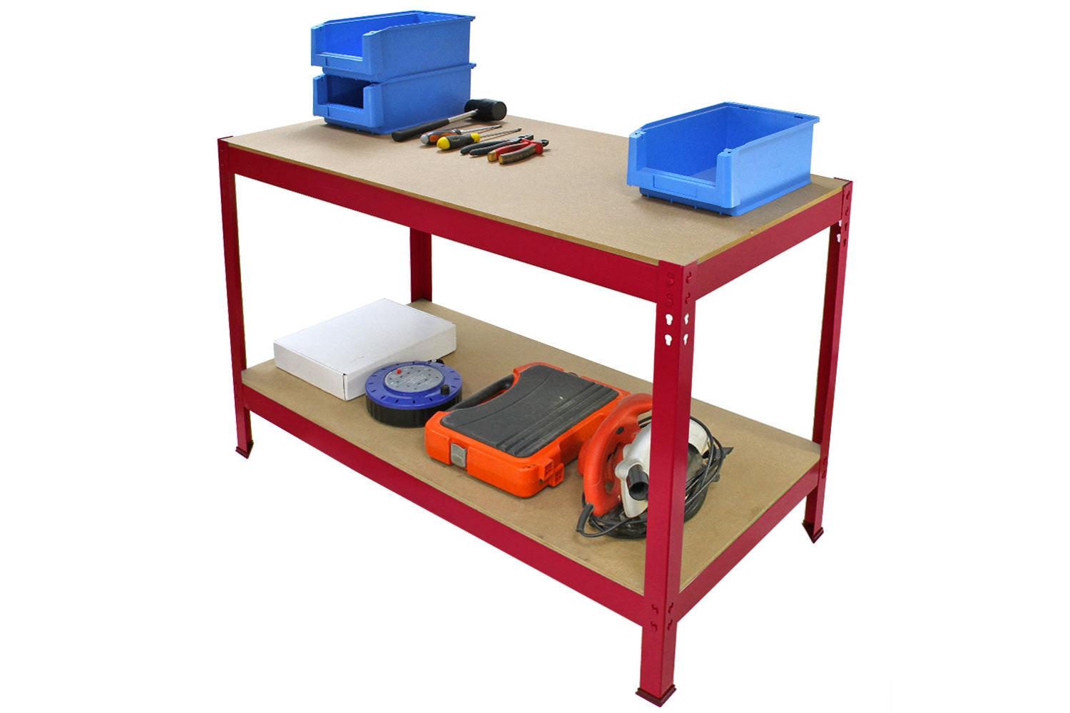 Monstershop 28791 - Q-rax Red Workbench 100cm-3