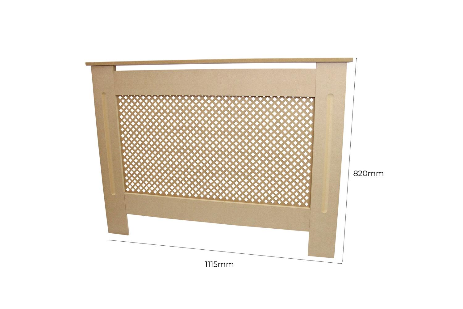Monstershop 24292 - Radiator Cover Mdf Unfinished 1115mm-3