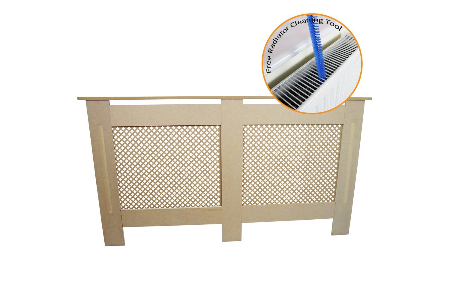 Monstershop 24293 - Radiator Cover Mdf Unfinished 1515mm-2