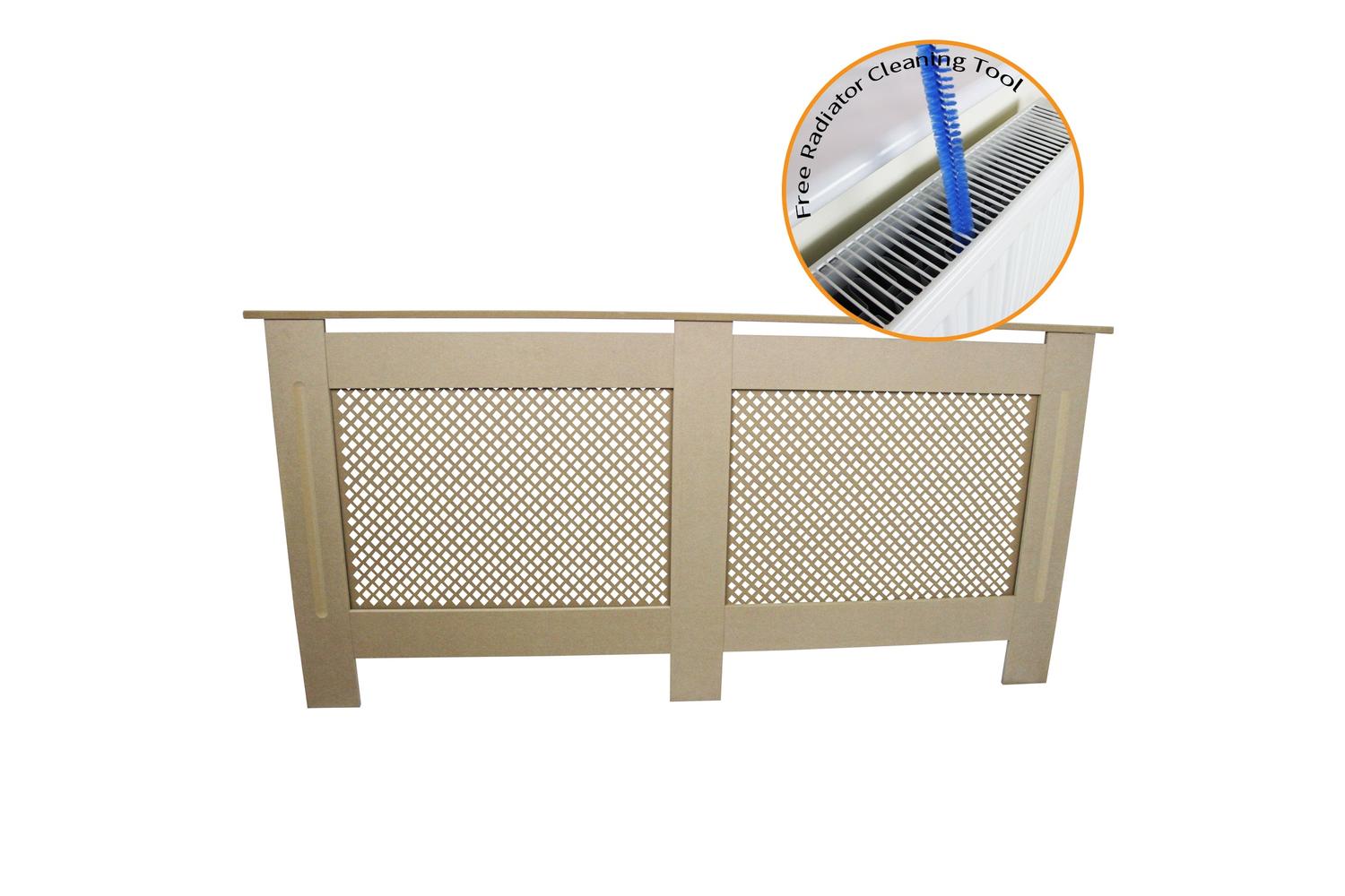 Monstershop 24294 - Radiator Cover Mdf Unfinished 1720mm-2
