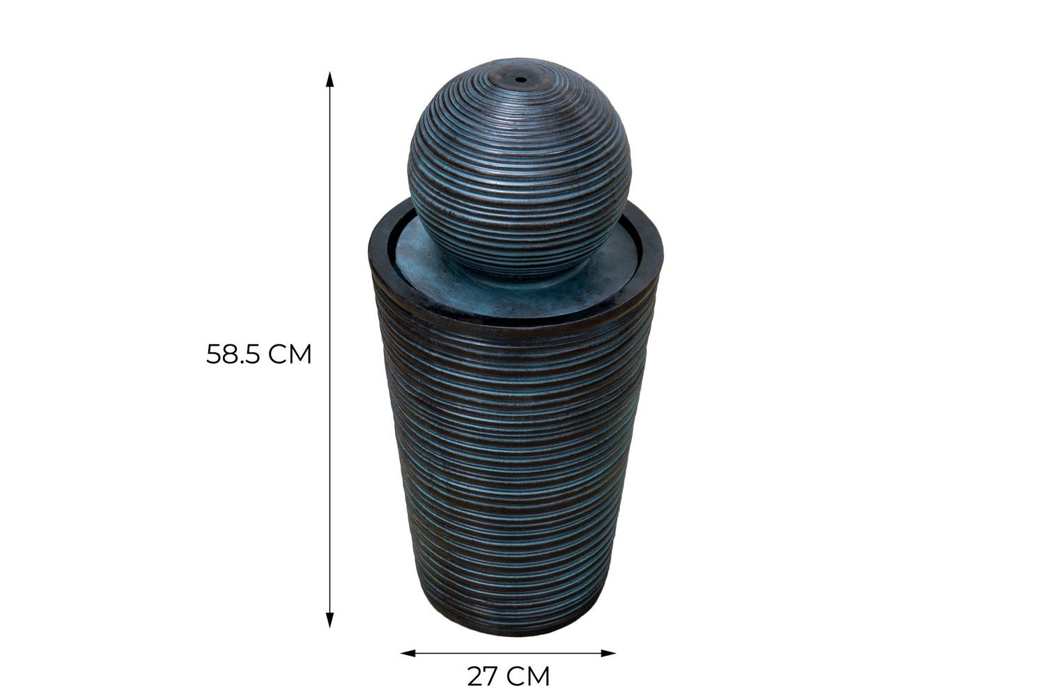 Monstershop 27602 - Round Ball Solar Water Feature-6