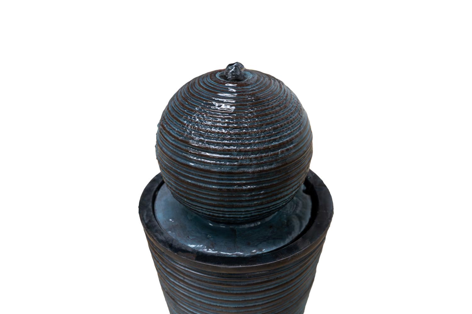 Monstershop 27602 - Round Ball Solar Water Feature-7