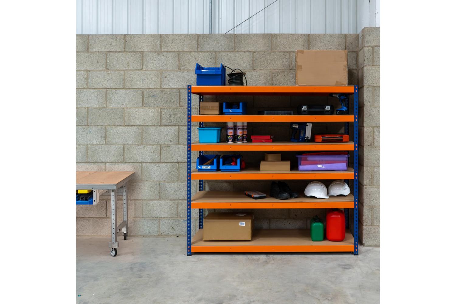 Monstershop 213162 - S-rax 6 Shelf Racking - 180cm X 180cm X-6