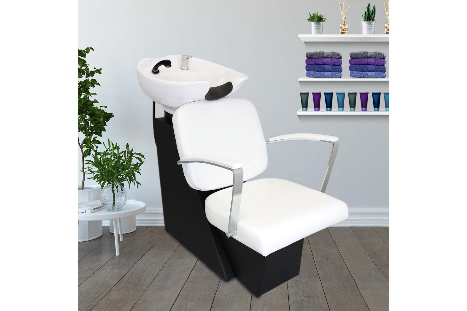 Monstershop 26742 - Salon Backwash Chair White-2