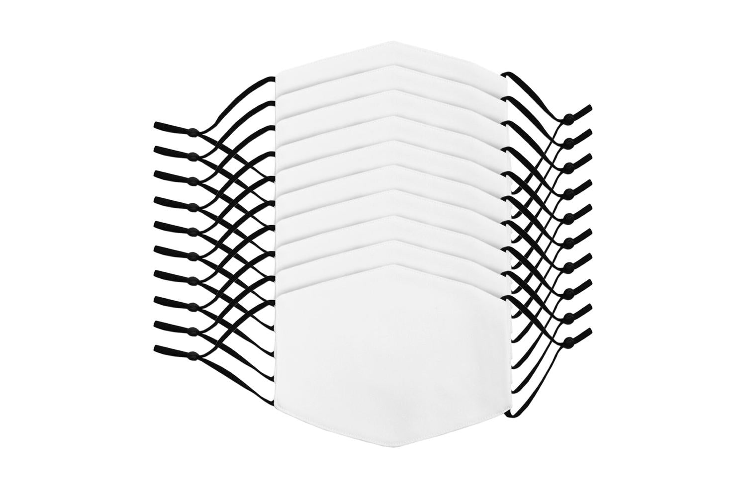 Monstershop 27384 - Small Face Masks Sublimation Blanks / 10