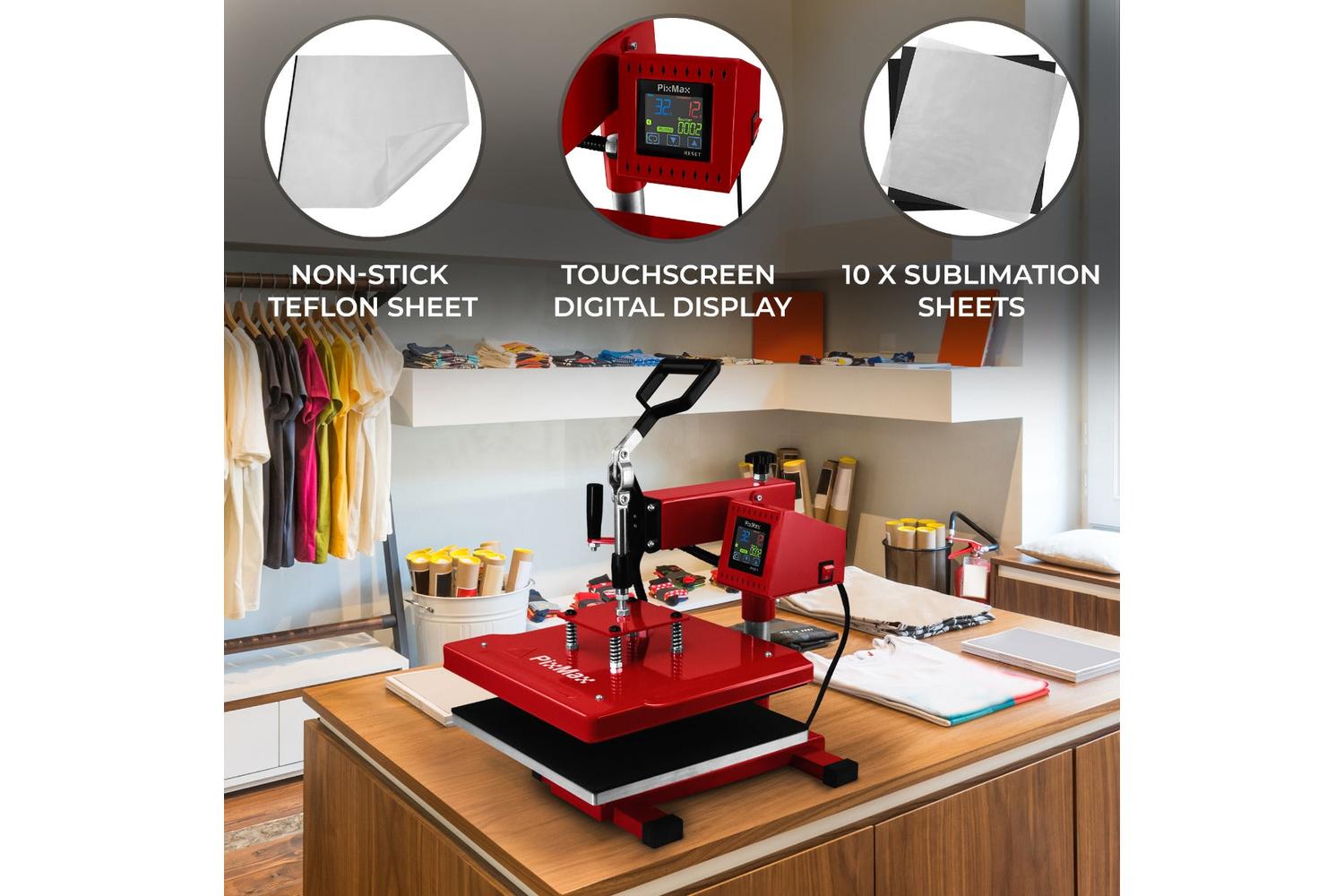 Monstershop 211190 - Swing Heat Press 38 X 38cm Teflon Sheet-2