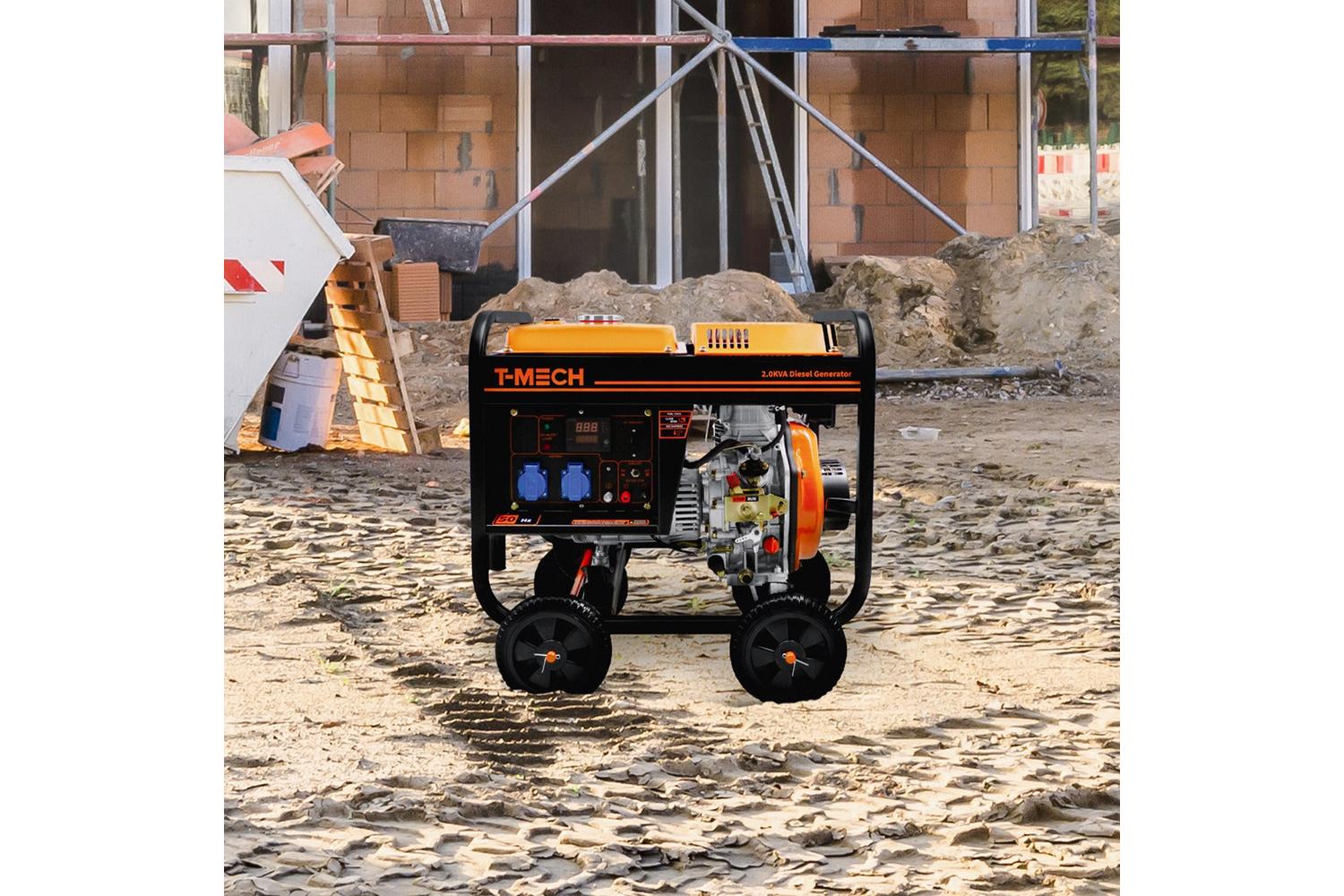 Monstershop 210410 - T-mech 2kva Portable Diesel Generator O-7